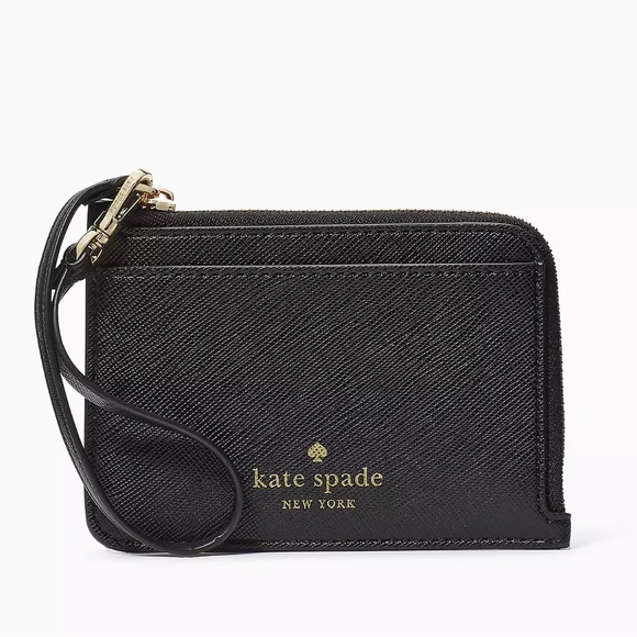 kate spade Handbags - Kate Spade Schuyler Small Card Holder Wristlet
Black 
NWT